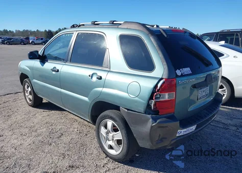 2005 Kia Sportage Lx из США, поврежденный, VIN KNDJF724257110588